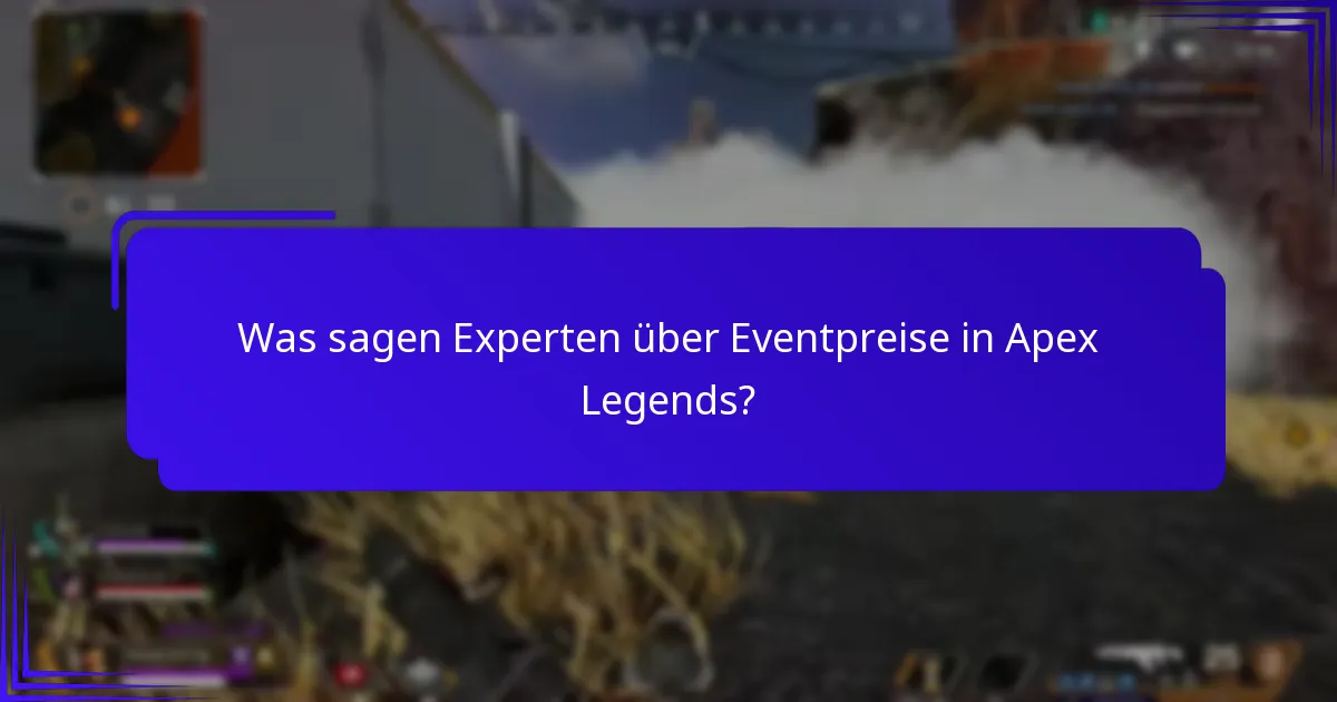 Wie nehmen Spieler Eventpreise in Apex Legends wahr?
