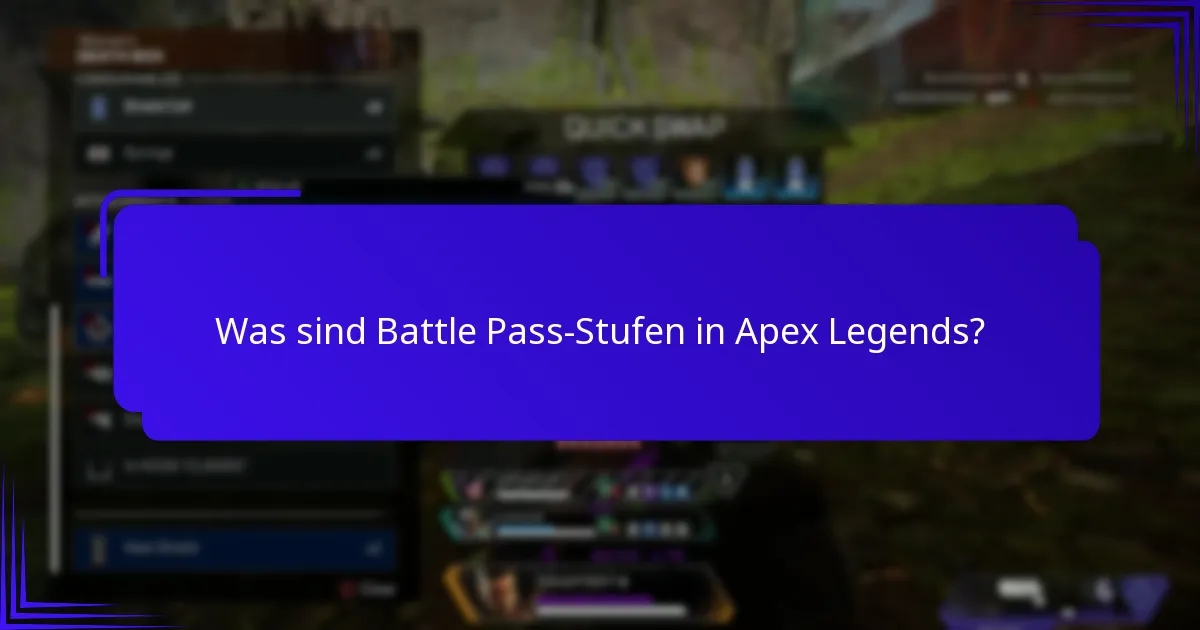 Wie schalte ich Stufen im Battle Pass frei?