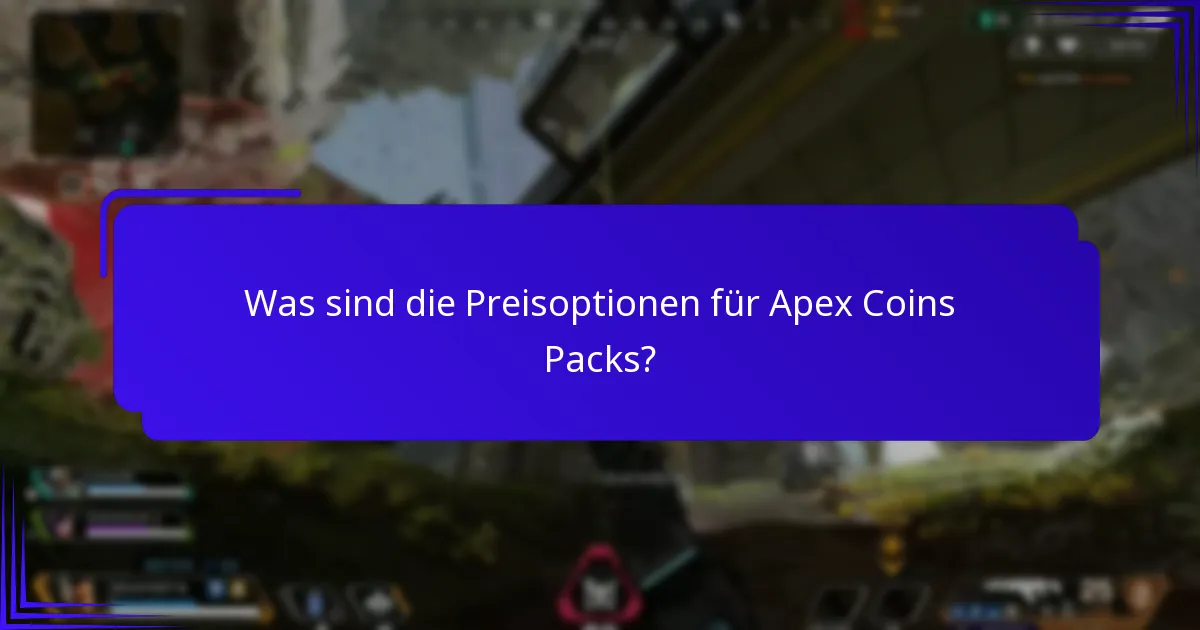 Welche exklusiven Gegenstände sind in Apex Coins Packs erhältlich?